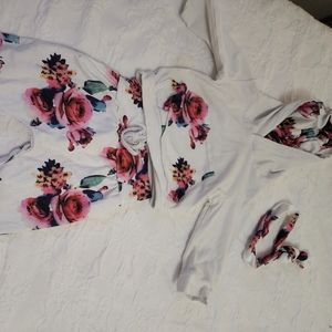 Baby tracksuit with headband